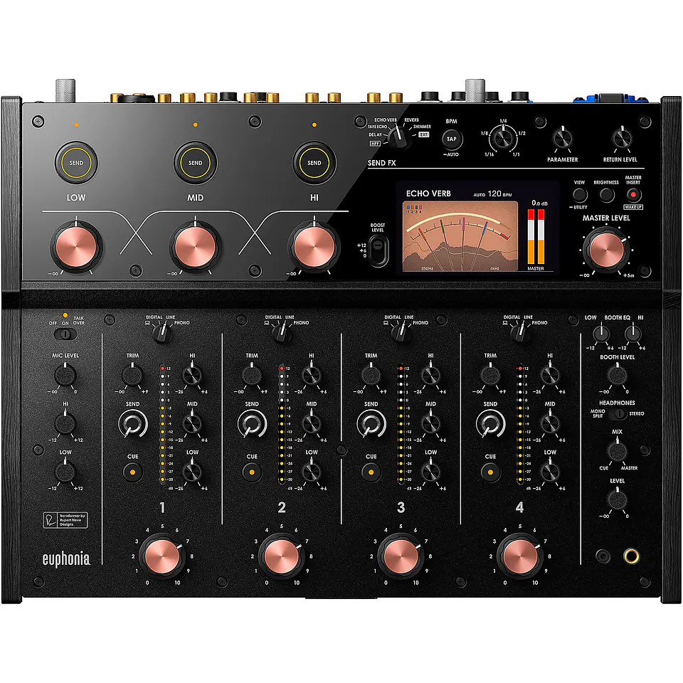 AlphaTheta Euphonia - Mezcladora DJ Rotativa de 4 Canales 1