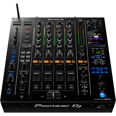 Pioneer DJ DJM-A9 - Mezcladora DJ de 4 Canales