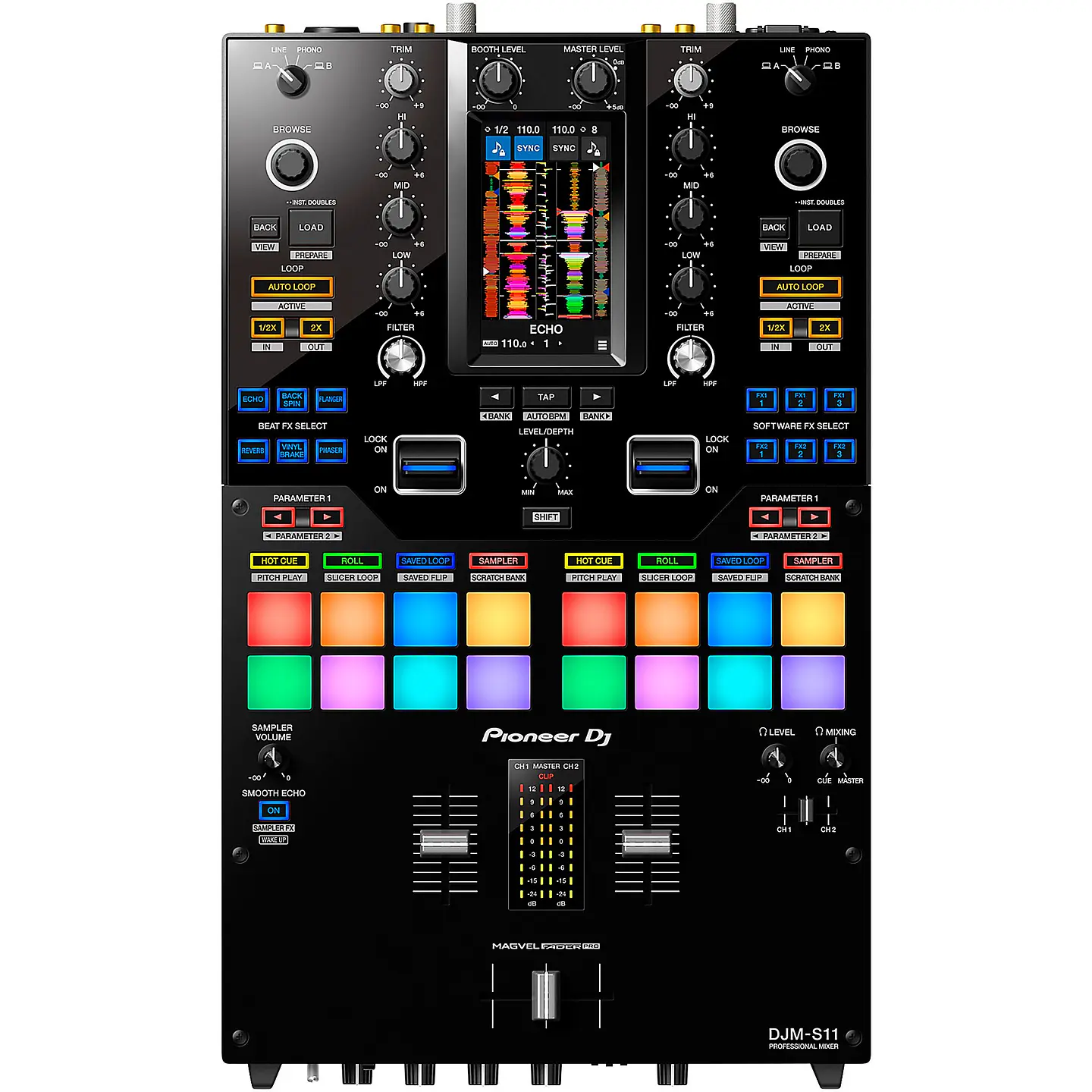 Pioneer DJ DJM-S11 - Mezcladora DJ de 2 Canales 1