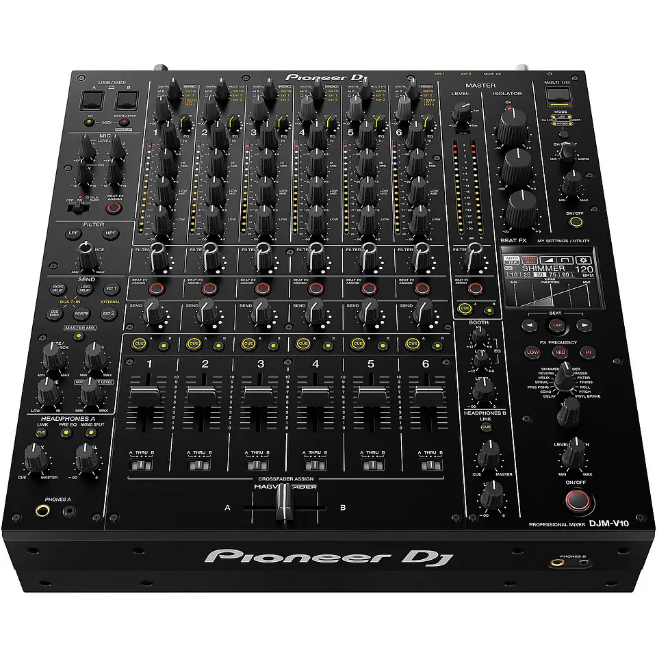 PIONEER DJ DJM-V10 - Mezcladora DJ de 6 Canales 2