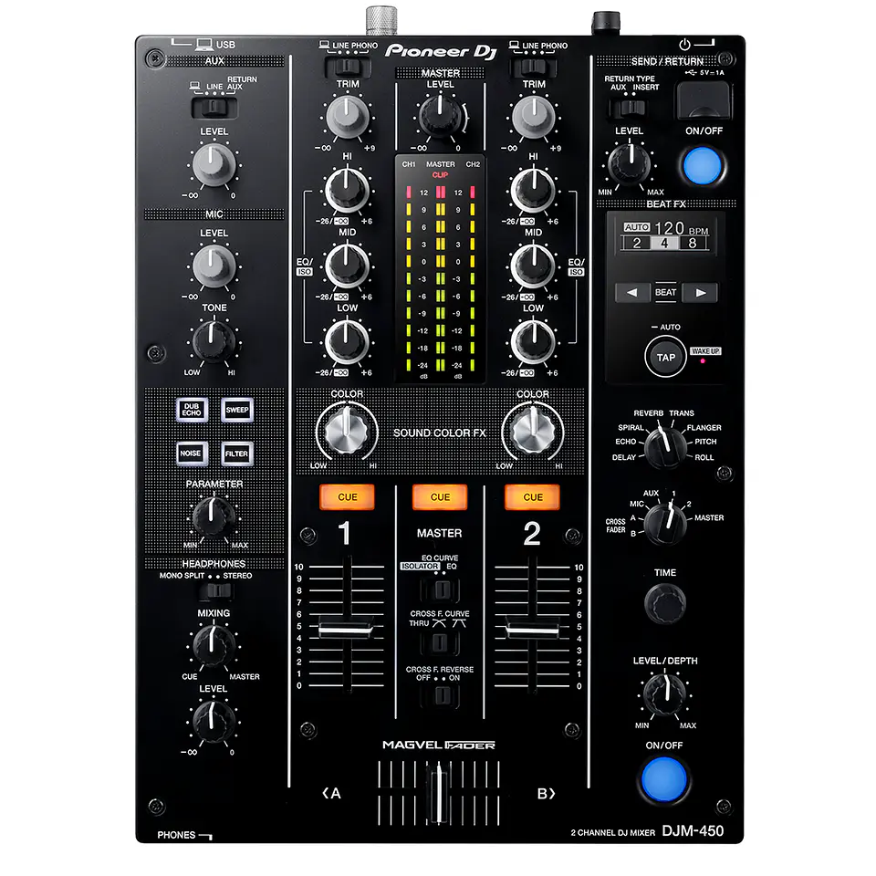Pioneer DJ DJM-450 - Mezcladora DJ de 2 Canales 1