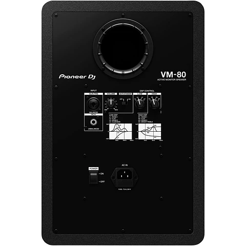 Pioneer DJ VM-80 - Monitor Activo de Estudio (8", color negro)