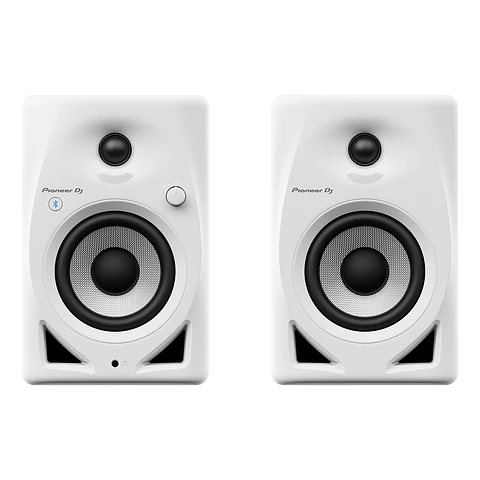 Pioneer DJ DM-40D-BT-W | Sistema de Monitores Activos 4" de Escritorio con Bluetooth color Blanco