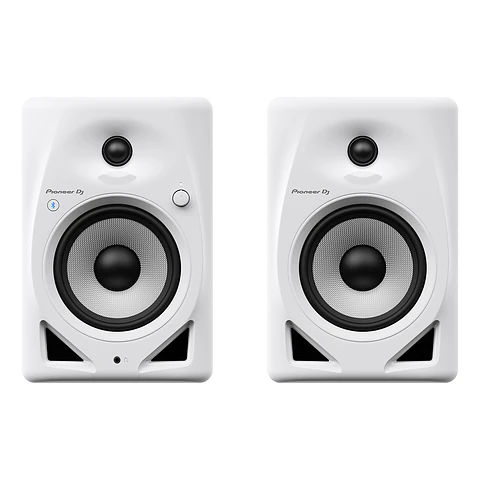 Pioneer DJ DM-50D-BT-W | Sistema de Monitores Activos de Escritorio de 5" con Bluetooth color Blanco