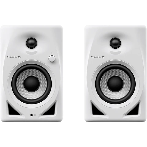 Pioneer DJ DM-40D-W | Monitores Activos de Escritorio de 4 Pulgadas (Par, color Blanco)