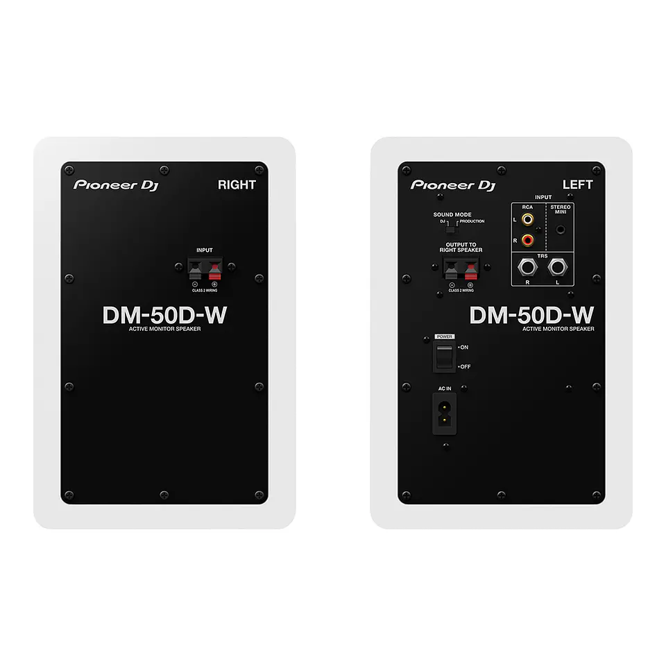 Pioneer DJ DM-50D-W | Monitores Activos de Escritorio de 5