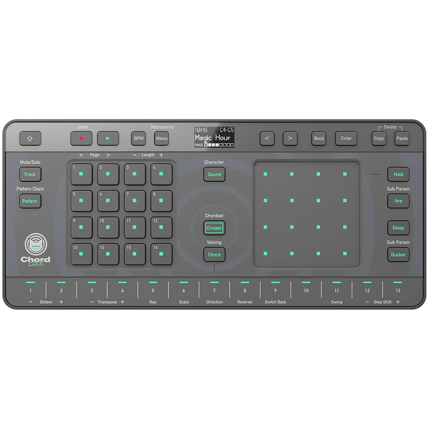 AlphaTheta Chordcat | Groovebox Portátil 1