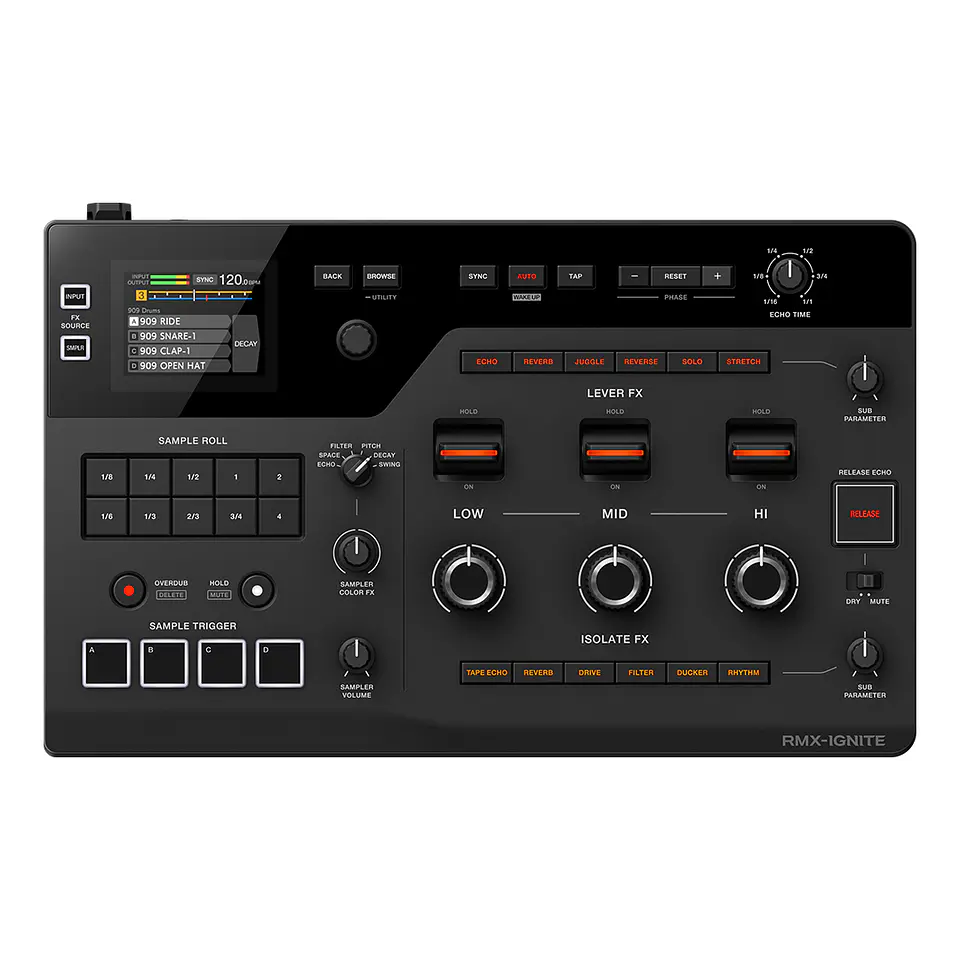 AlphaTheta RMX-IGNITE - Estación de Efectos y Sampler Profesional para DJ 1