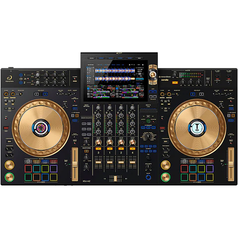 AlphaTheta XDJ-AZ-N - Sistema DJ Todo En Uno de 4 canales (color Dorado)