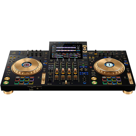 AlphaTheta XDJ-AZ-N - Sistema DJ Todo En Uno de 4 canales (color Dorado)