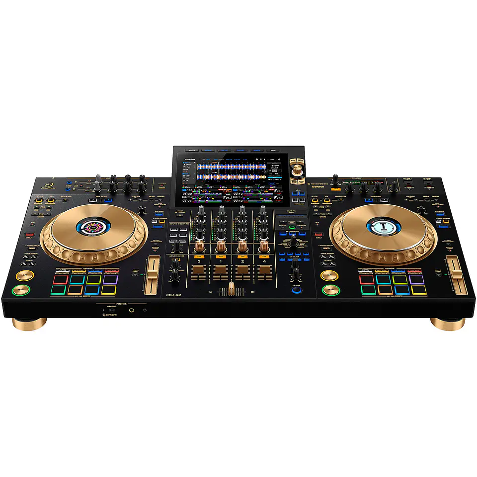 AlphaTheta XDJ-AZ-N - Sistema DJ Todo En Uno de 4 canales (color Dorado) 2