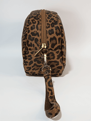 Neceser Atenea Cuero Animal Print 