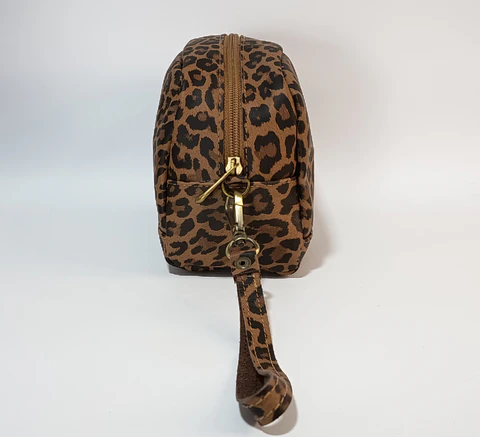 Neceser Atenea Cuero Animal Print 