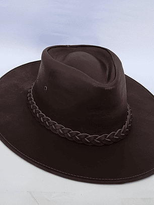 Sombrero Cuero Natural 