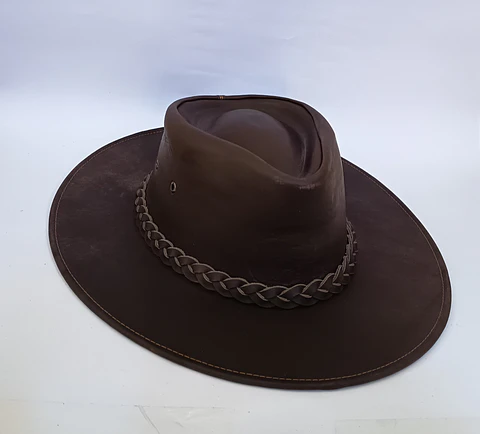 Sombrero Cuero Natural 