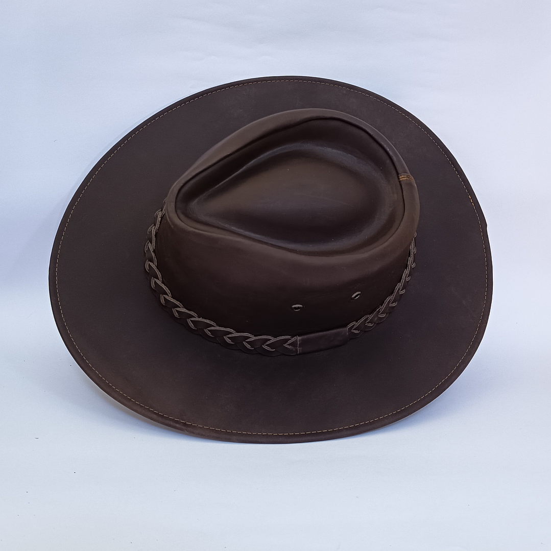 Sombrero Cuero Natural  3