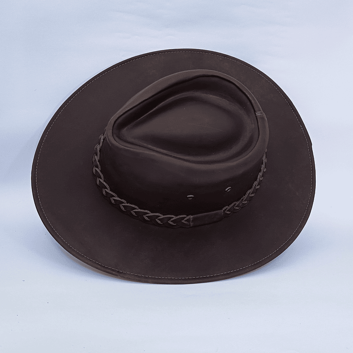 Sombrero Cuero Natural  3