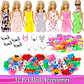 Set 32 Piezas Accesorios Ropa Moda Fashions Para Muñecas Barbie de 30 cm Altura - Miniatura 2