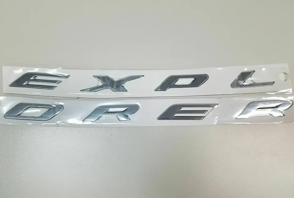Logo Emblema Frontal Para Ford Explorer Capot Cromado 3
