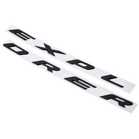 Logo Emblema Frontal Para Ford Explorer Capot Negro mate