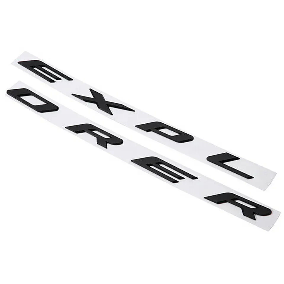 Logo Emblema Frontal Para Ford Explorer Capot Negro mate 1