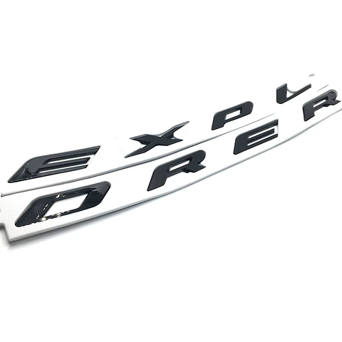 Logo Emblema Frontal Para Ford Explorer Capot Negro brillante