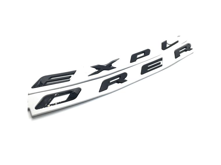 Logo Emblema Frontal Para Ford Explorer Capot Negro brillante 1