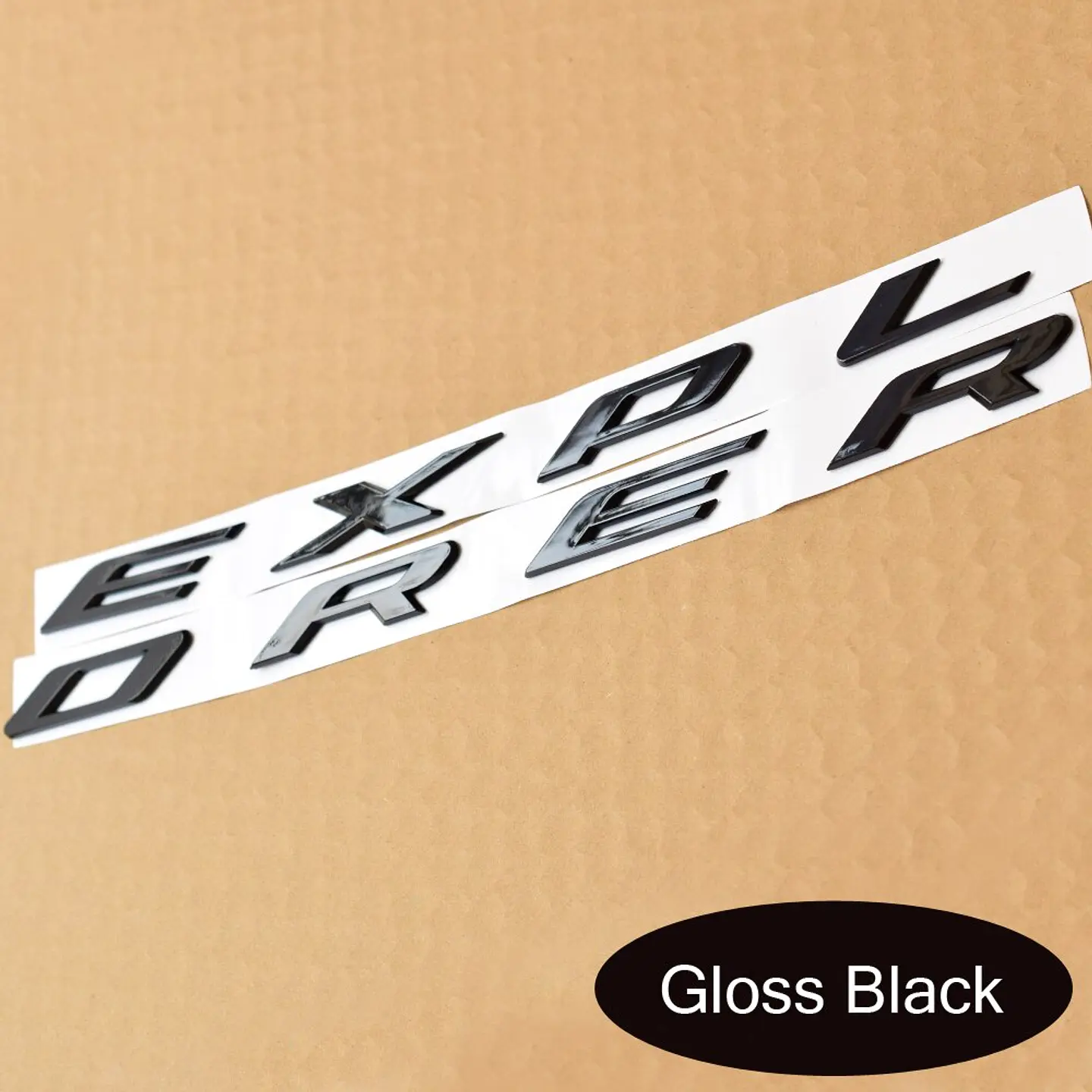 Logo Emblema Frontal Para Ford Explorer Capot Negro brillante 2