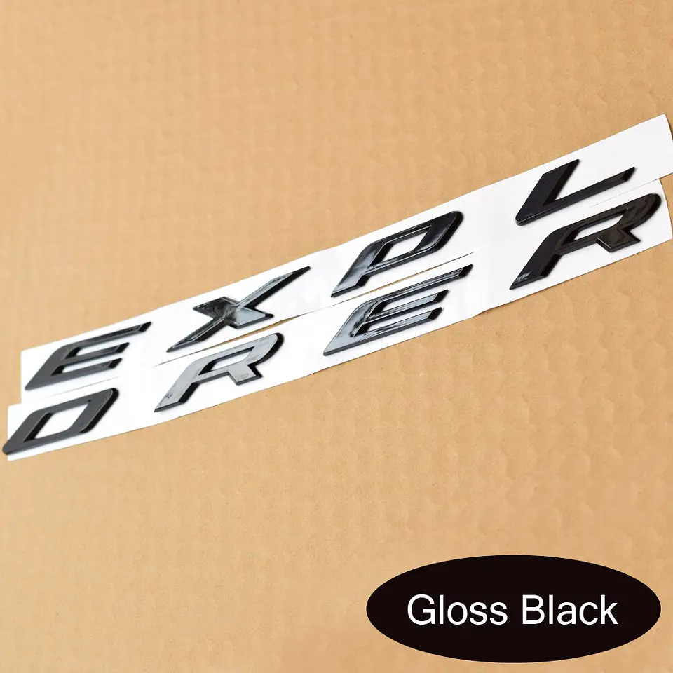 Logo Emblema Frontal Para Ford Explorer Capot Negro brillante 2