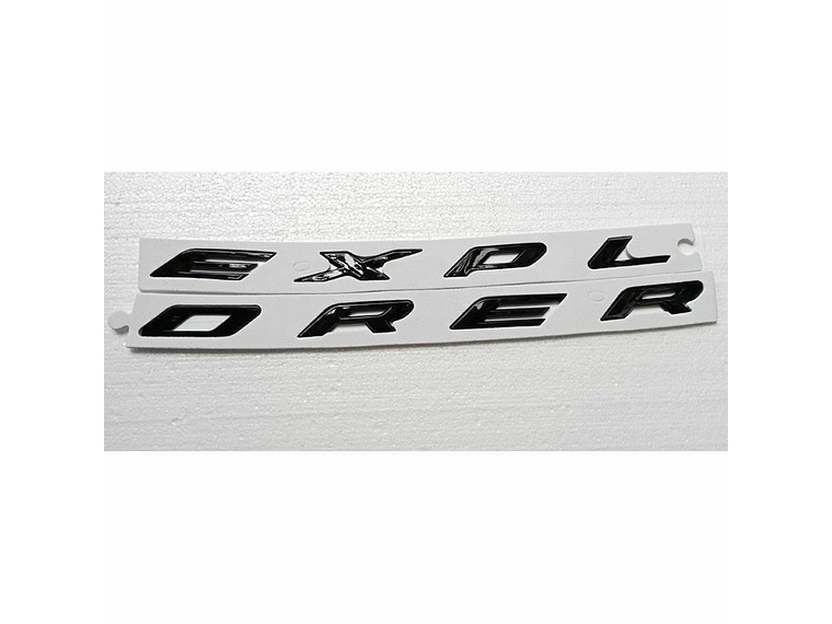 Logo Emblema Frontal Para Ford Explorer Capot Negro brillante 3
