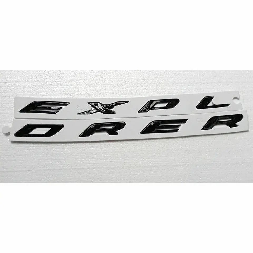 Logo Emblema Frontal Para Ford Explorer Capot Negro brillante 3