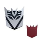 Emblema Logo Insignia Transformers Decepticons - Miniatura 2