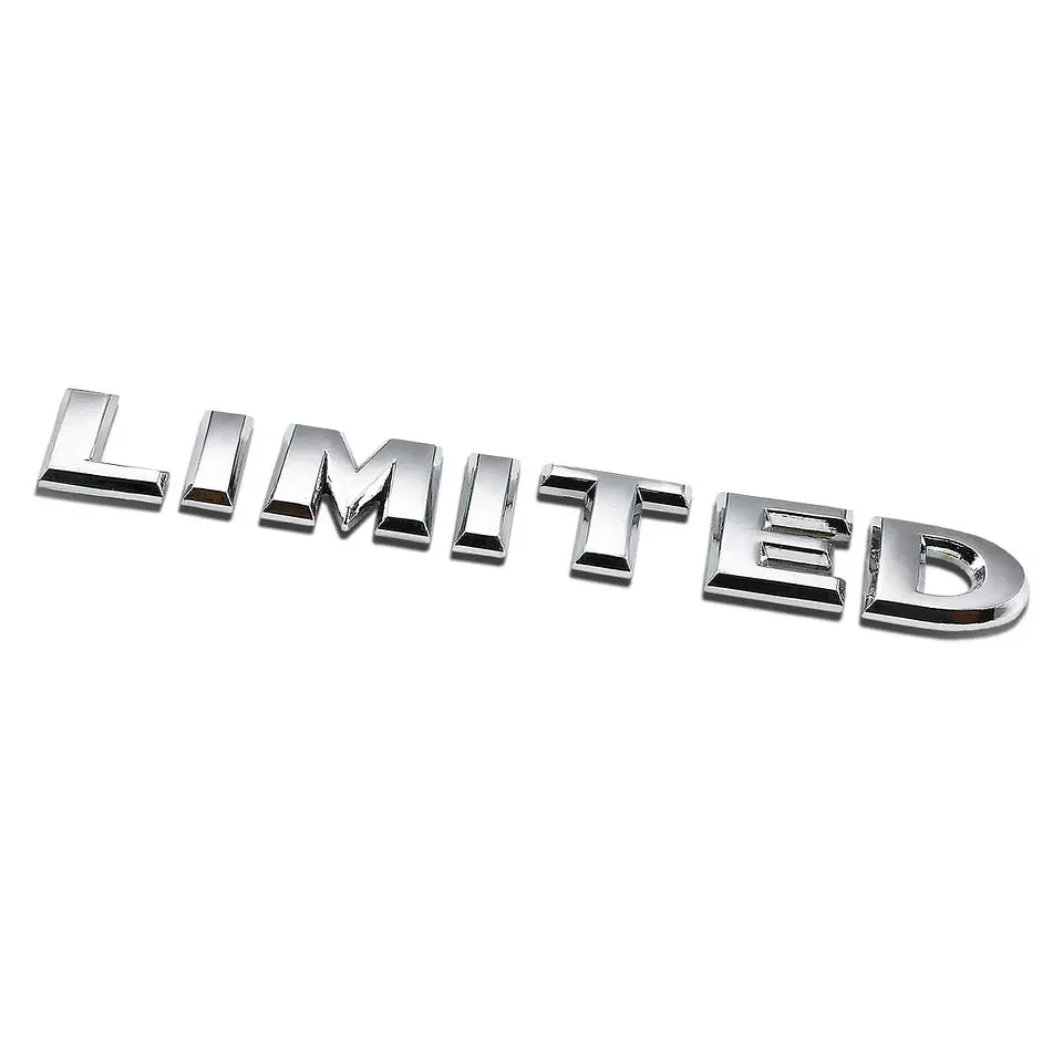 Emblema Logo Limited Para Ford Jeep Etc Metálico Cromado 1