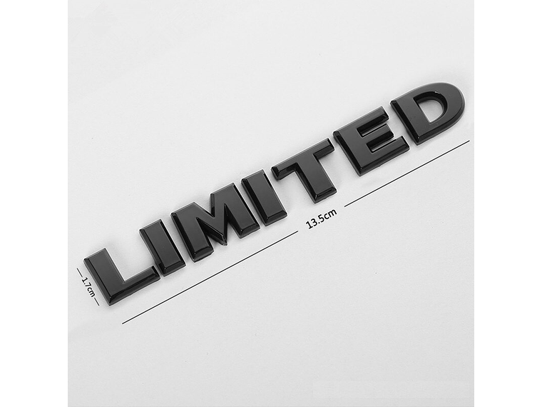 Emblema Logo Limited Para Ford Jeep Etc Metálico Negro 2