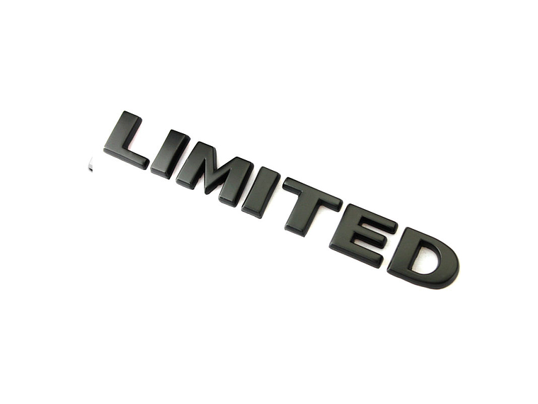 Emblema Logo Limited Para Ford Jeep Etc Metálico Negro 1