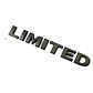 Emblema Logo Limited Para Ford Jeep Etc Metálico Negro - Miniatura 1