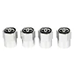 Set X4 Tapas Válvulas Metálicas Aire Rueda Para Toyota - Miniatura 2