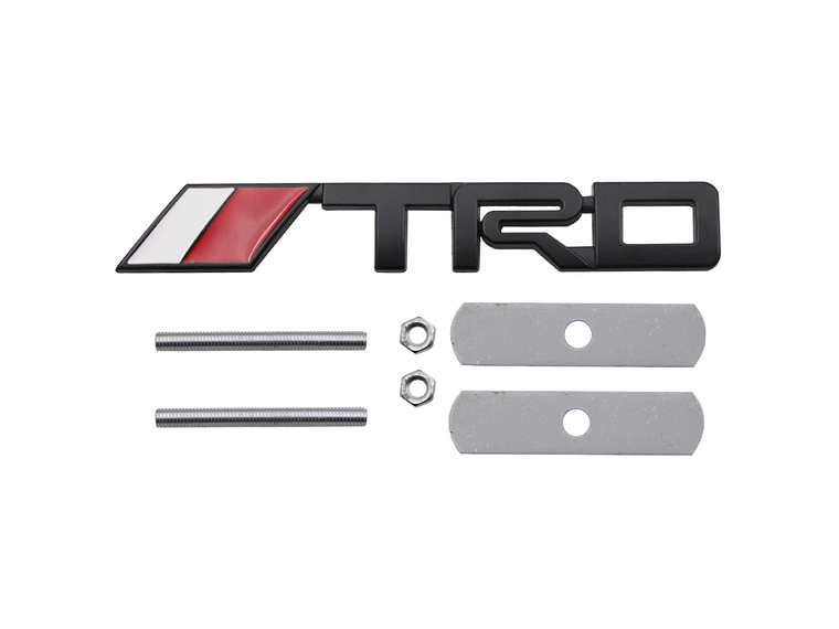 Emblema parrilla Logo Frontal Para Toyota Trd Metálico 14x2.2cm 1
