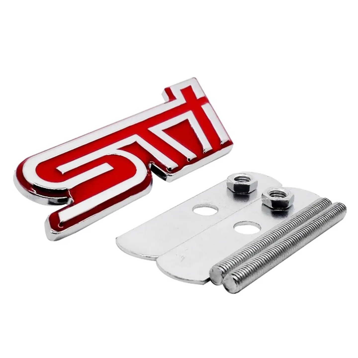 Emblema Parrilla Logo Frontal Para Subaru Sti Metálico 9.3x3.5cm 1