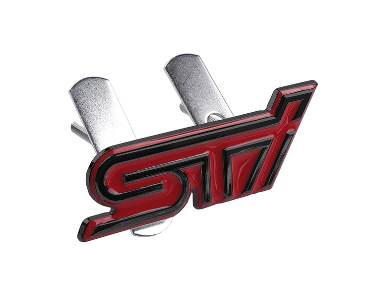 Emblema Parrilla Logo Frontal Para Subaru Sti Metálico 9.3x3.5cm 1
