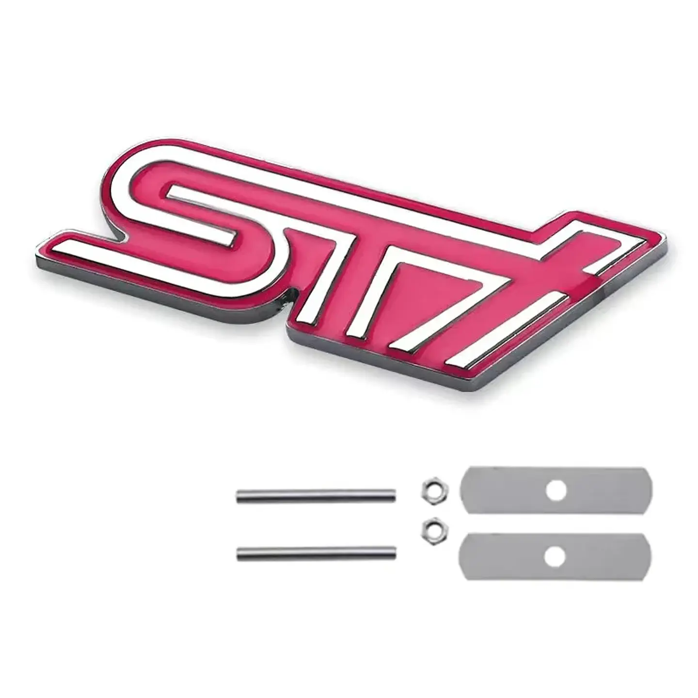 Emblema Parrilla Logo Frontal Para Subaru Sti Metálico 9.3x3.5cm 1