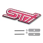 Emblema Parrilla Logo Frontal Para Subaru Sti Metálico 9.3x3.5cm - Miniatura 1