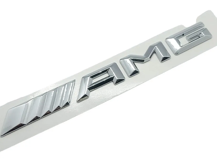 Logo adhesivo Emblema Amg Para Mercedes Benz 18.2x1.7cm 1
