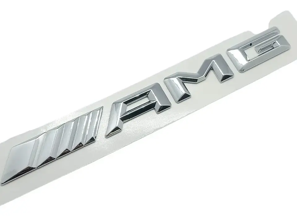 Logo adhesivo Emblema Amg Para Mercedes Benz 18.2x1.7cm 1