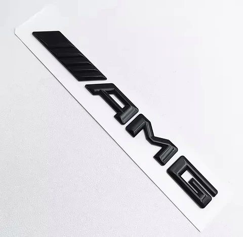 Logo adhesivo Emblema Amg Para Mercedes Benz 18.2x1.7cm