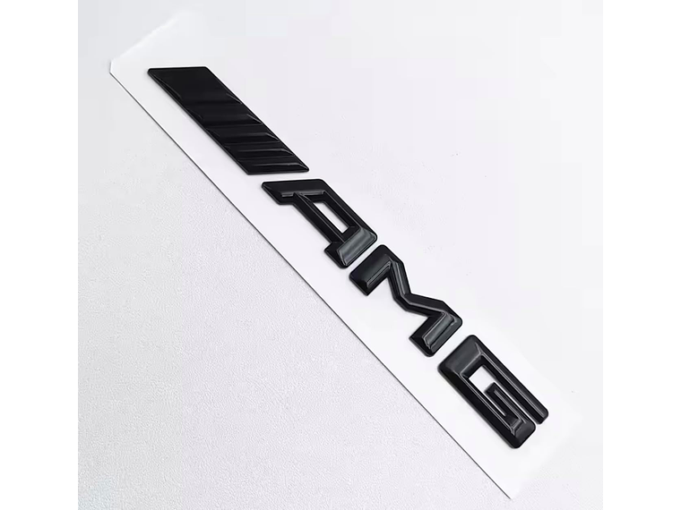 Logo adhesivo Emblema Amg Para Mercedes Benz 18.2x1.7cm 1