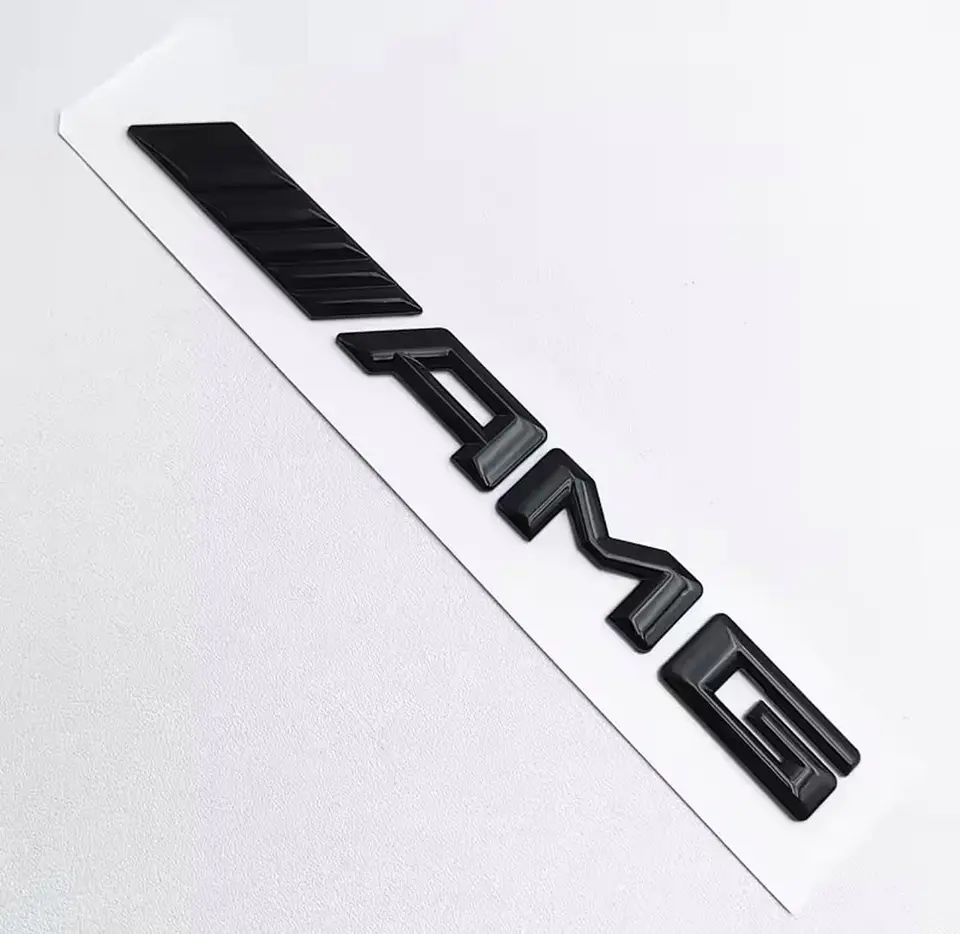 Logo adhesivo Emblema Amg Para Mercedes Benz 18.2x1.7cm 1