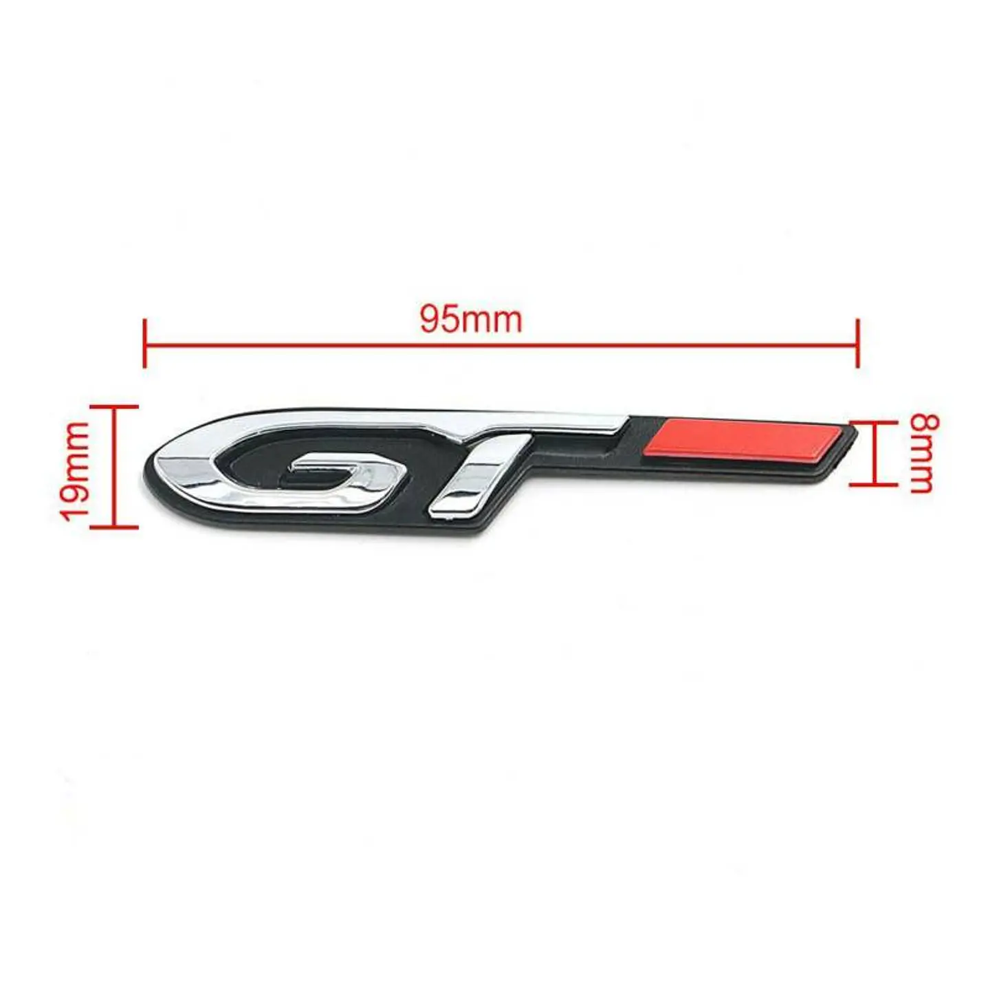 Emblema Adhesivo Logo Gt Para Peugeot 9.6x1.9cm 3