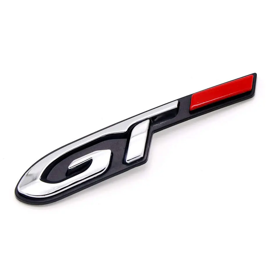 Emblema Adhesivo Logo Gt Para Peugeot 9.6x1.9cm 1