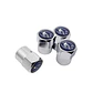Set X4 Tapas Válvulas Metálicas Aire Ruedas Para Subaru - Miniatura 2